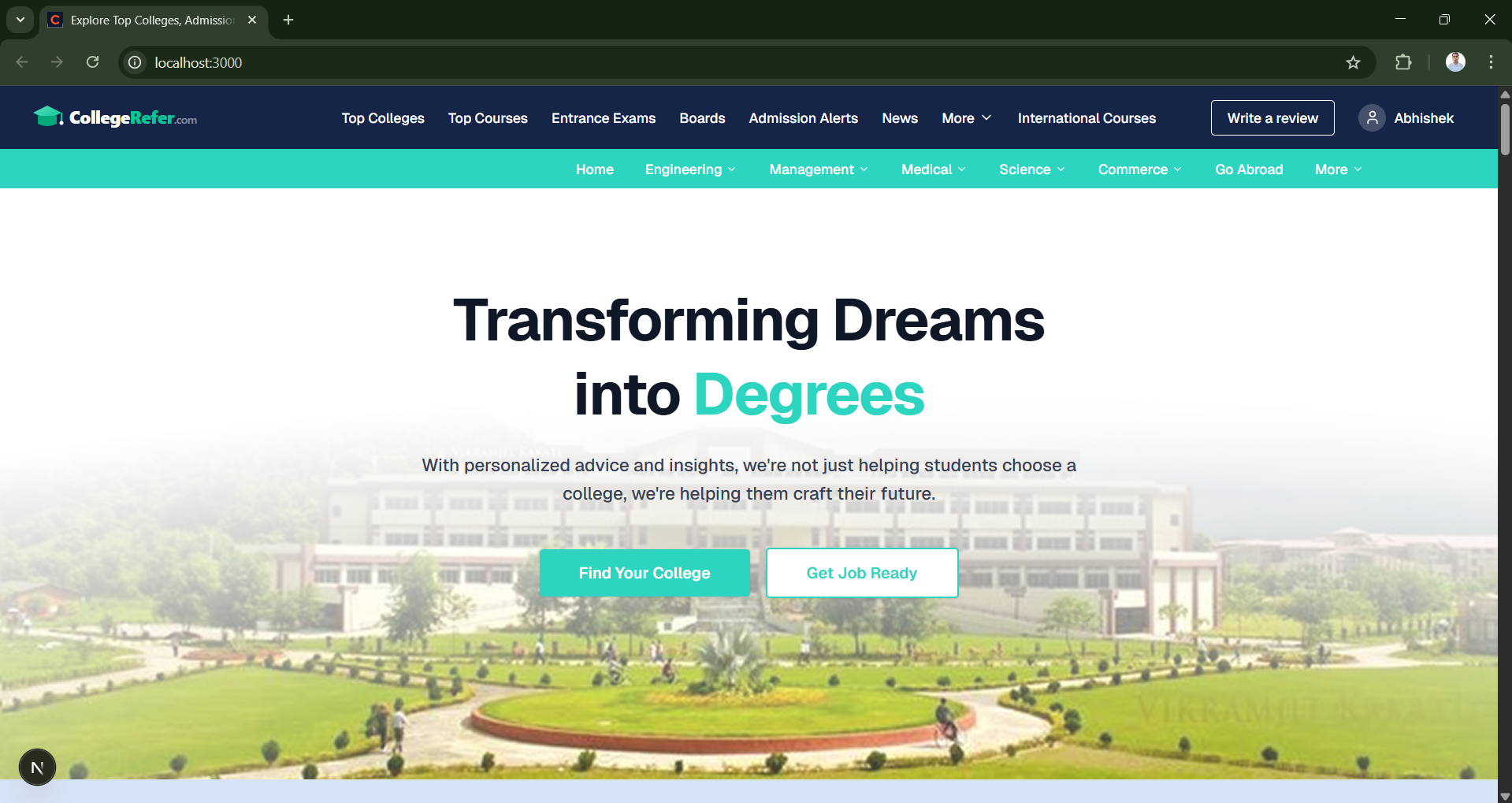 Education Information and Discovery Website